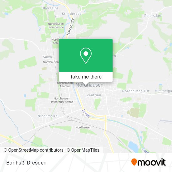 Карта Bar Fuß