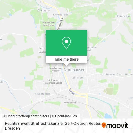 Карта Rechtsanwalt Strafrechtskanzlei Gert-Dietrich Reuter
