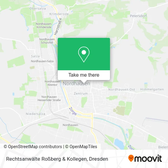 Карта Rechtsanwälte Roßberg & Kollegen