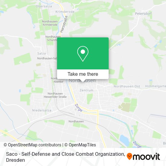 Карта Saco - Self-Defense and Close Combat Organization