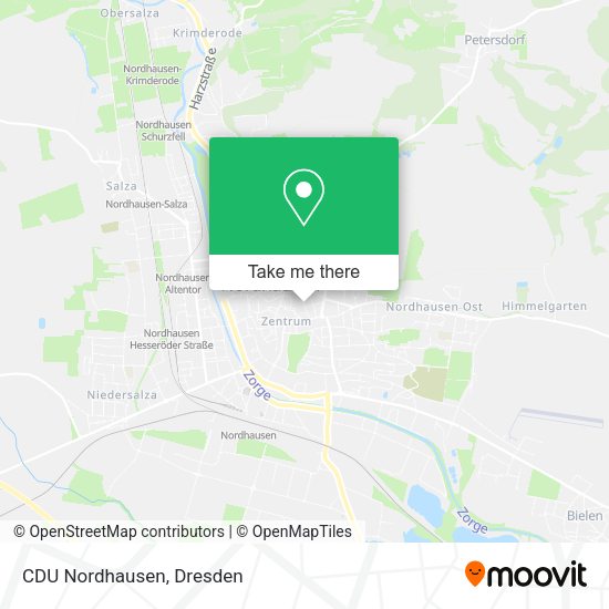 Карта CDU Nordhausen