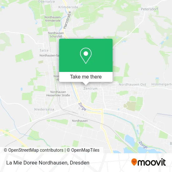 Карта La Mie Doree Nordhausen
