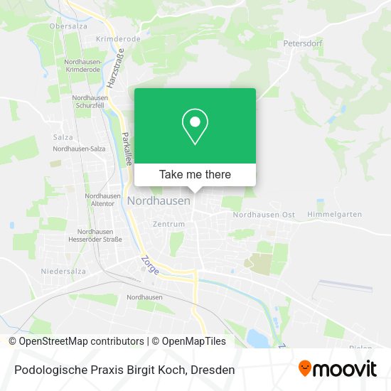 Карта Podologische Praxis Birgit Koch