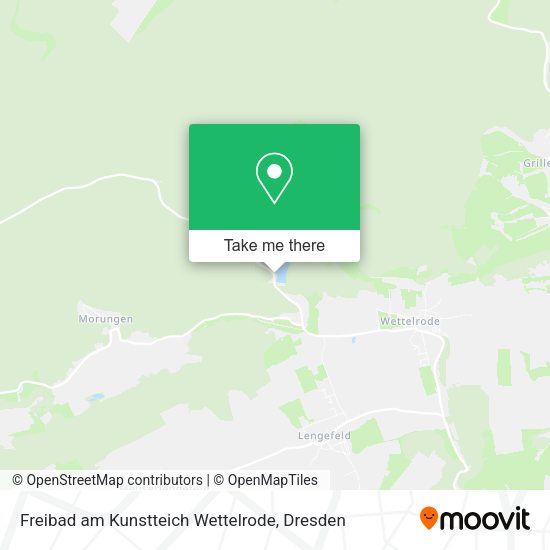 Карта Freibad am Kunstteich Wettelrode