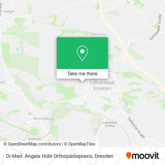 Карта Dr.Med. Angela Hübl Orthopädiepraxis