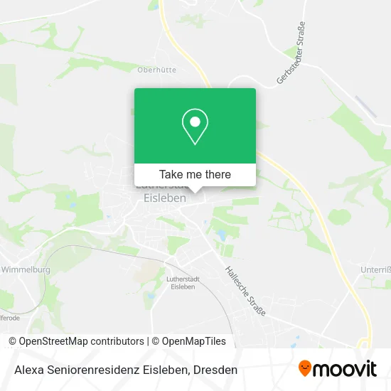 Карта Alexa Seniorenresidenz Eisleben