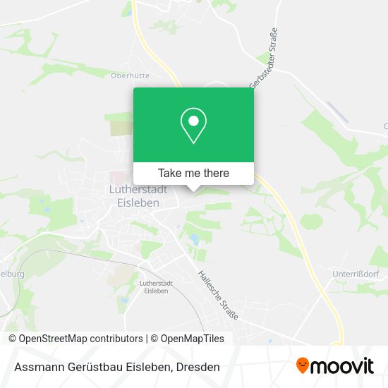 Карта Assmann Gerüstbau Eisleben