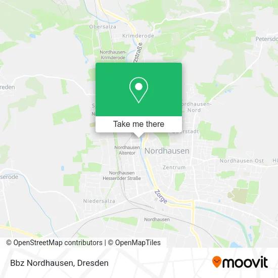 Карта Bbz Nordhausen
