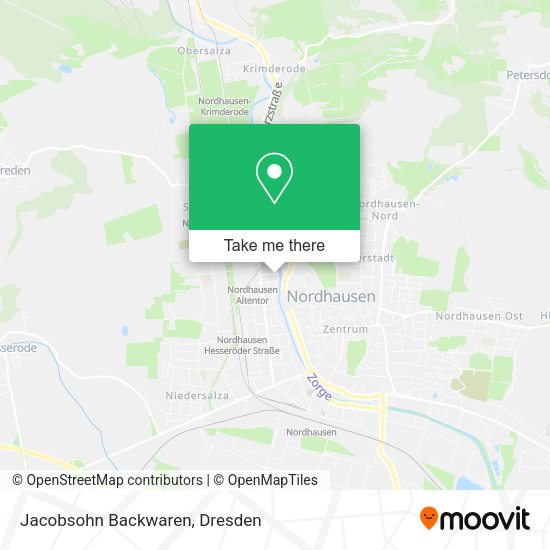 Карта Jacobsohn Backwaren