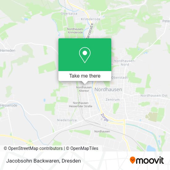 Карта Jacobsohn Backwaren
