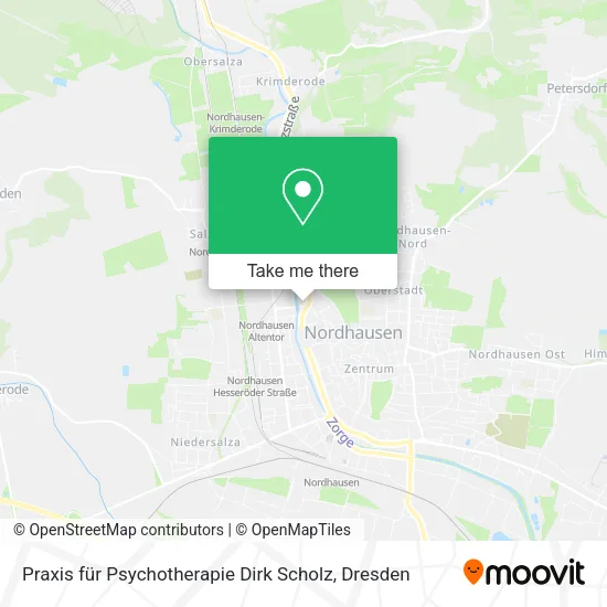 Карта Praxis für Psychotherapie Dirk Scholz