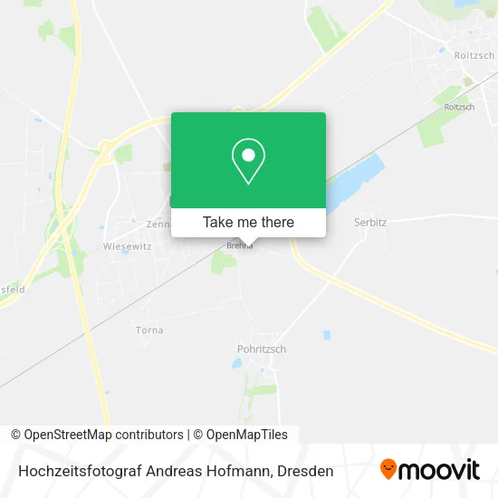 Карта Hochzeitsfotograf Andreas Hofmann