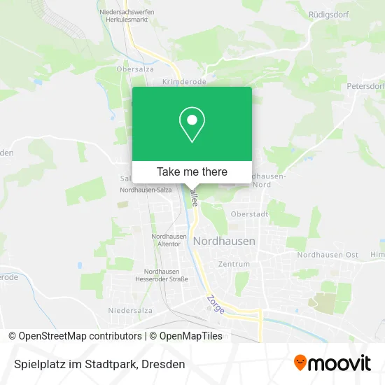 Карта Spielplatz im Stadtpark