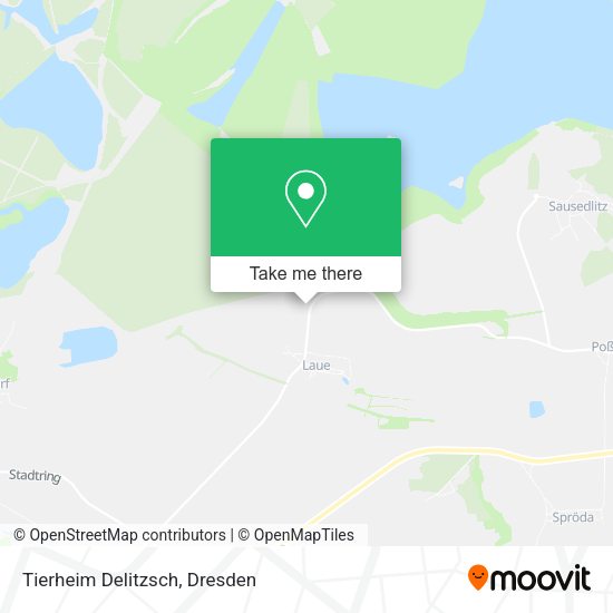 Карта Tierheim Delitzsch