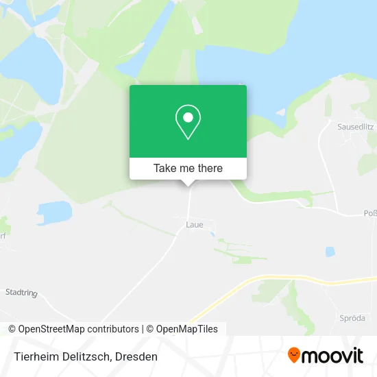 Карта Tierheim Delitzsch