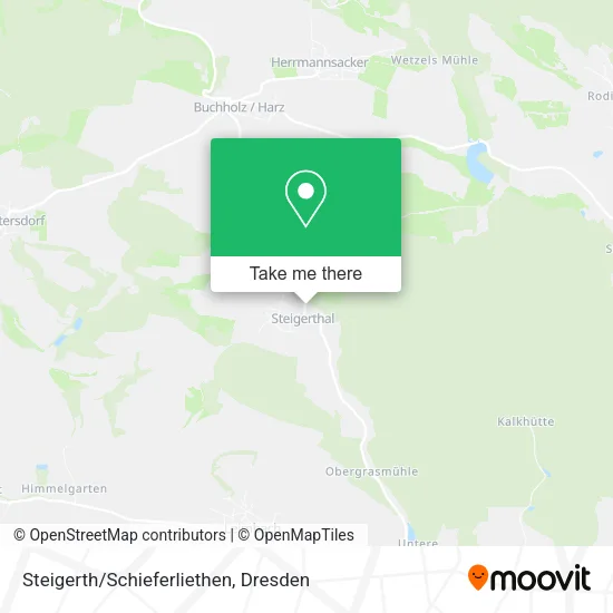 Карта Steigerth/Schieferliethen