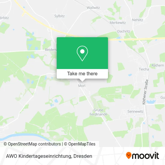 Карта AWO Kindertageseinrichtung