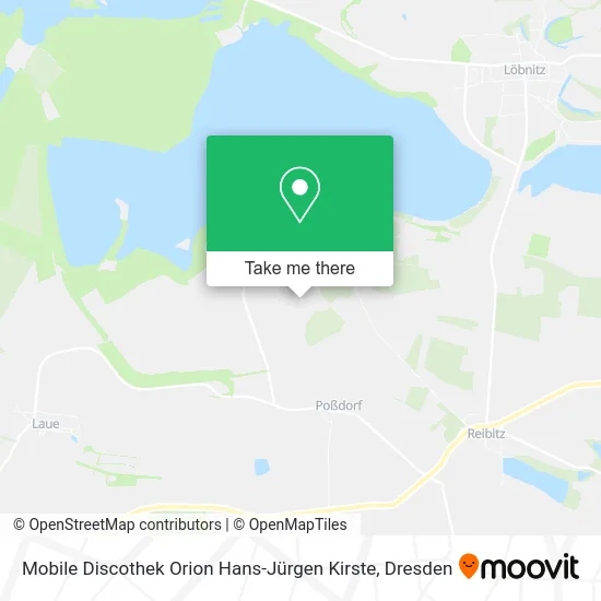 Карта Mobile Discothek Orion Hans-Jürgen Kirste