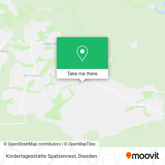 Карта Kindertagesstätte Spatzennest