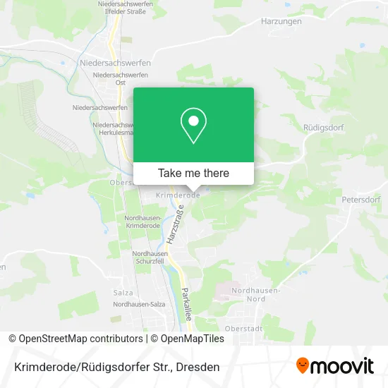 Карта Krimderode/Rüdigsdorfer Str.