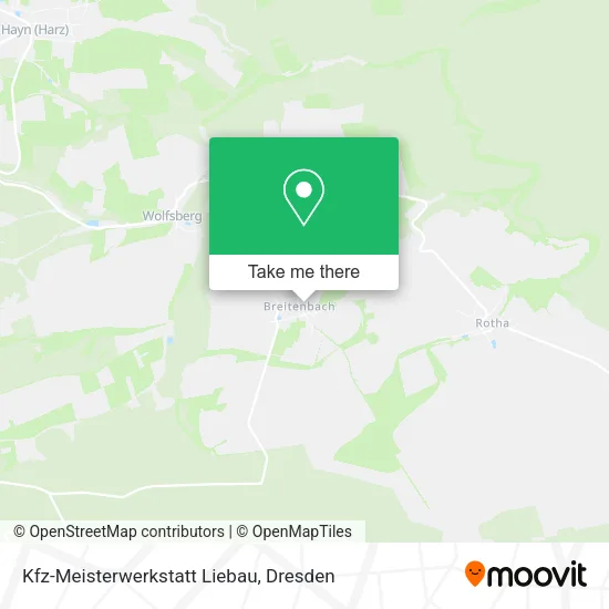 Карта Kfz-Meisterwerkstatt Liebau