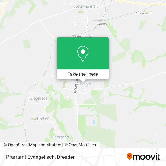 Карта Pfarramt Evangelisch
