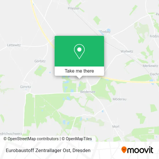 Карта Eurobaustoff Zentrallager Ost