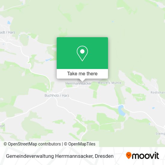 Карта Gemeindeverwaltung Herrmannsacker