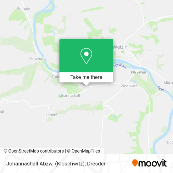 Карта Johannashall Abzw. (Kloschwitz)