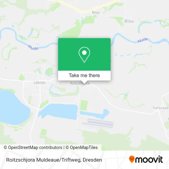 Карта Roitzschjora Muldeaue/Triftweg