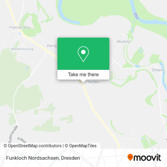 Карта Funkloch Nordsachsen