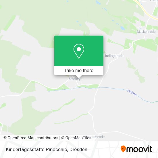 Карта Kindertagesstätte Pinocchio