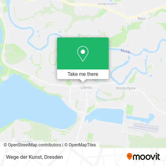 Карта Wege der Kunst