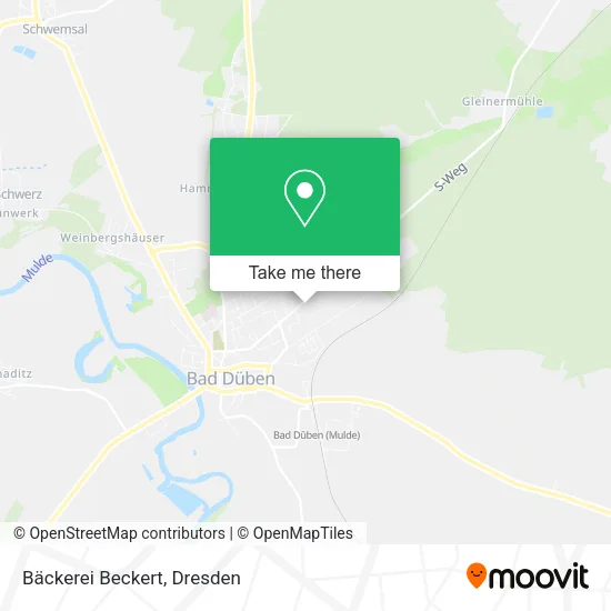 Карта Bäckerei Beckert