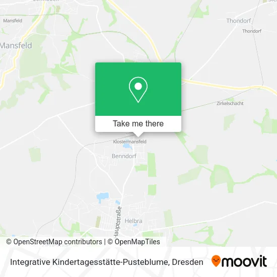 Карта Integrative Kindertagesstätte-Pusteblume