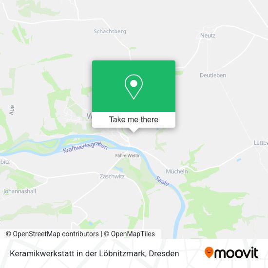 Карта Keramikwerkstatt in der Löbnitzmark