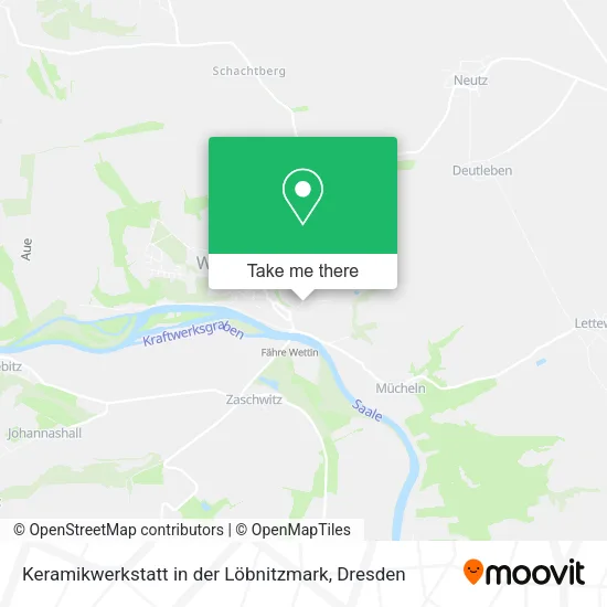 Карта Keramikwerkstatt in der Löbnitzmark