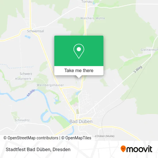 Карта Stadtfest Bad Düben