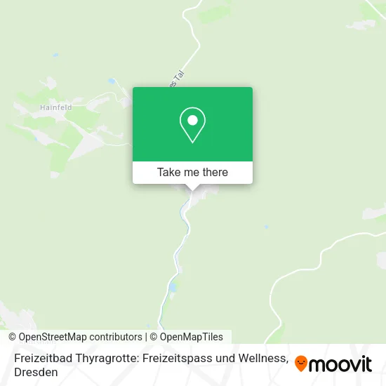 Карта Freizeitbad Thyragrotte: Freizeitspass und Wellness