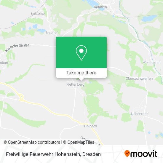 Карта Freiwillige Feuerwehr Hohenstein