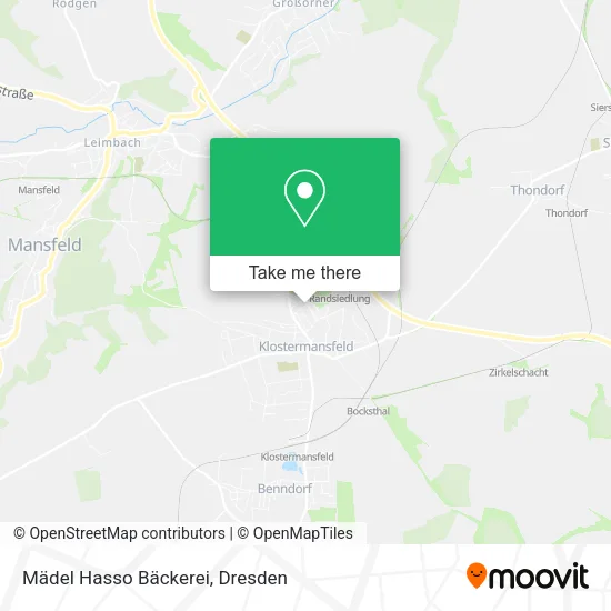 Карта Mädel Hasso Bäckerei