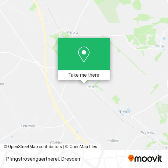 Карта Pfingstrosengaertnerei