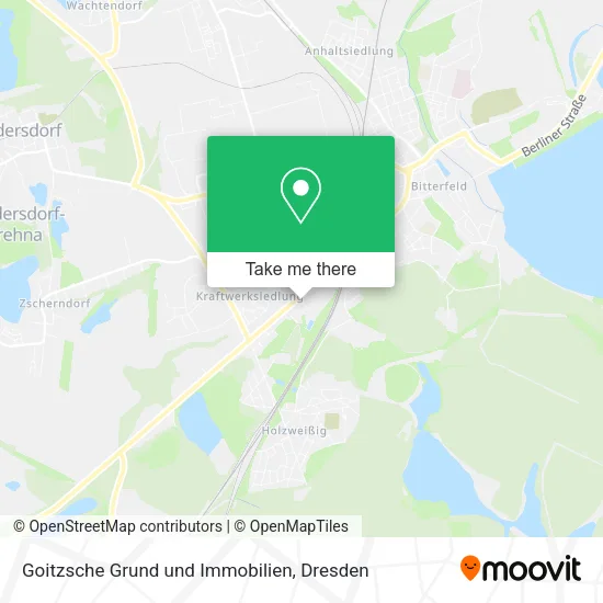 Карта Goitzsche Grund und Immobilien