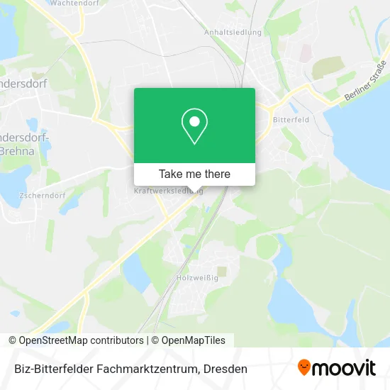 Карта Biz-Bitterfelder Fachmarktzentrum