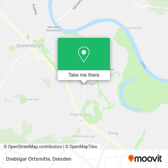 Карта Drebligar Ortsmitte