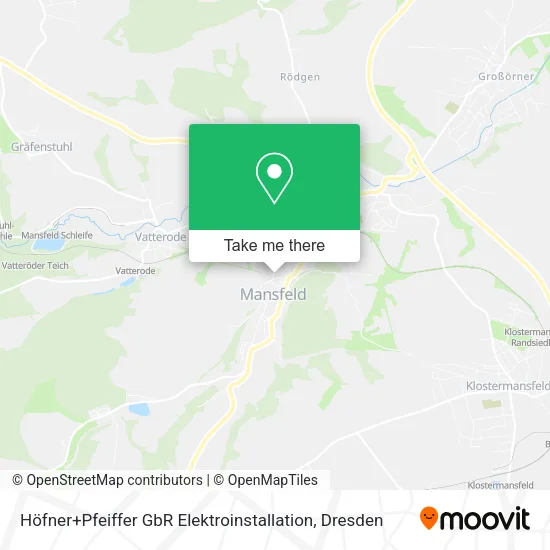 Карта Höfner+Pfeiffer GbR Elektroinstallation