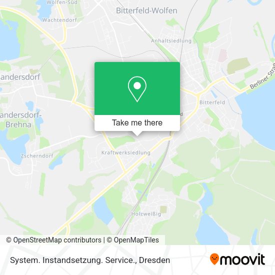 Карта System. Instandsetzung. Service.