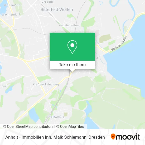 Карта Anhalt - Immobilien Inh. Maik Schiemann