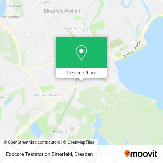 Карта Ecocare Teststation Bitterfeld