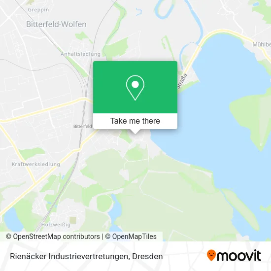 Карта Rienäcker Industrievertretungen